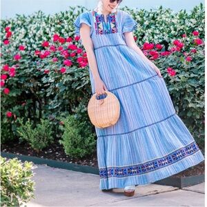 Laia Embroidered Maxi Dress